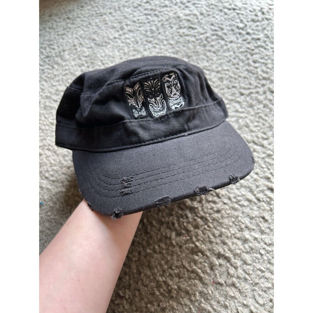 Jack Daniel’s Distressed Flavored Rum Hat Tiki Black Adjustable